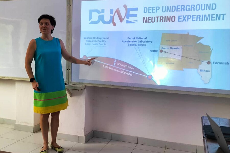 Seminar on the DUNE experiment at CIPMA, Benin, 2023