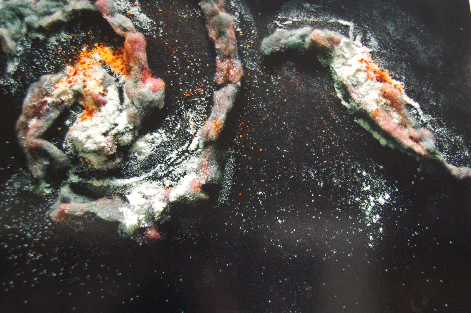 Waan Mahawanitwong | A Spiral Galaxy | Flour, Sugar, Lint, Photography.