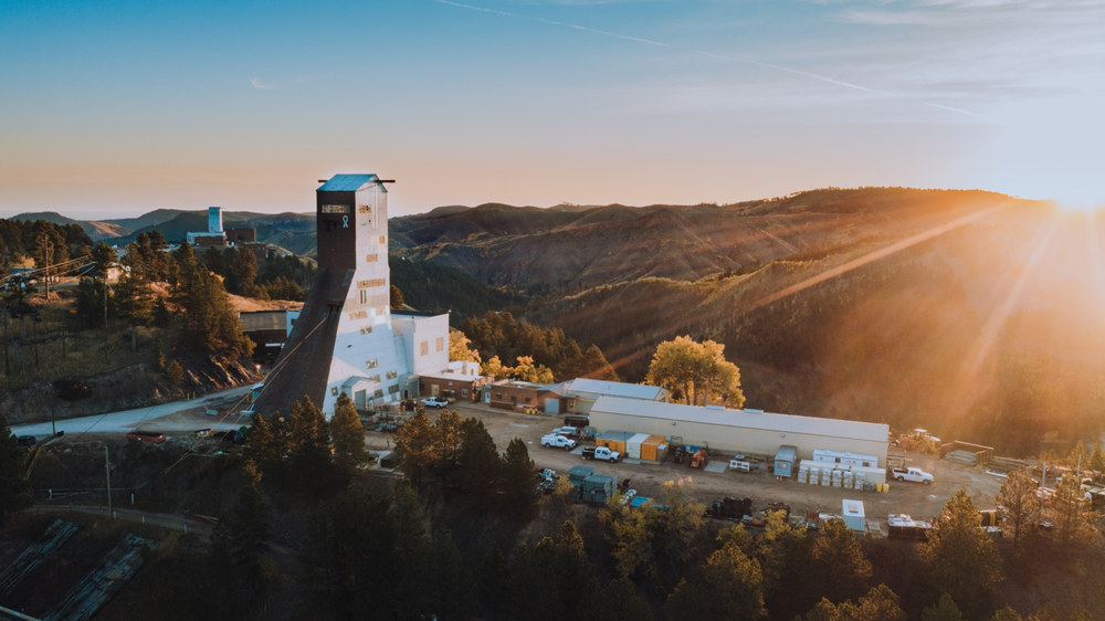 Sanford Underground Research Facility in the former Homestake Gold Mine